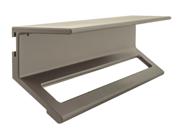 LISSOM - Aluminium towel rack / bathroom wall shelf by EVER Life Design - view 2